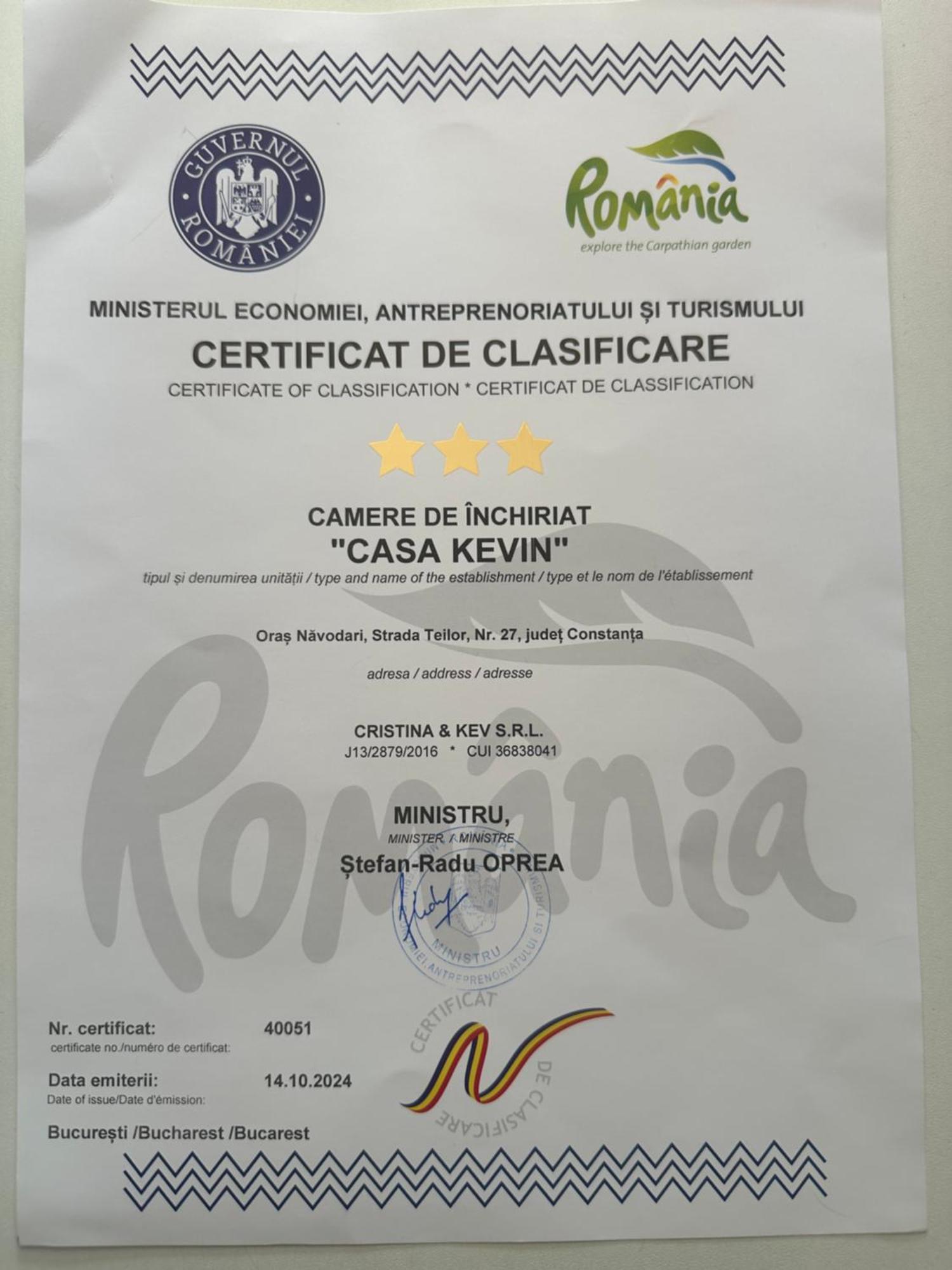 Casa Kevin Ξενοδοχείο Năvodari Εξωτερικό φωτογραφία
